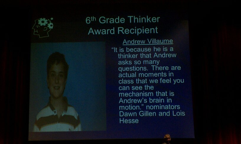 Description of Thinker Award